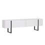 Nordure Soporte para TV Blanco y Negro